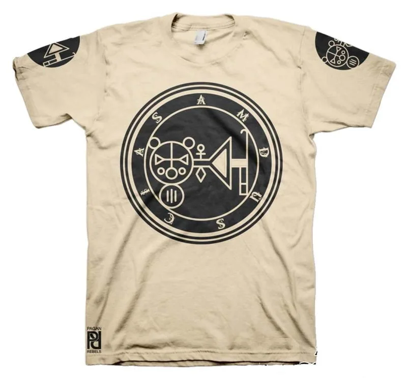 Amdusias Ars Goetia Demon Seal Hell Pentagram Occult T-Shirt - Image 18