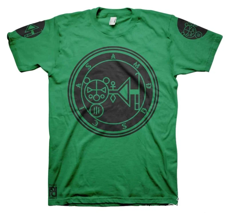 Amdusias Ars Goetia Demon Seal Hell Pentagram Occult T-Shirt - Image 19