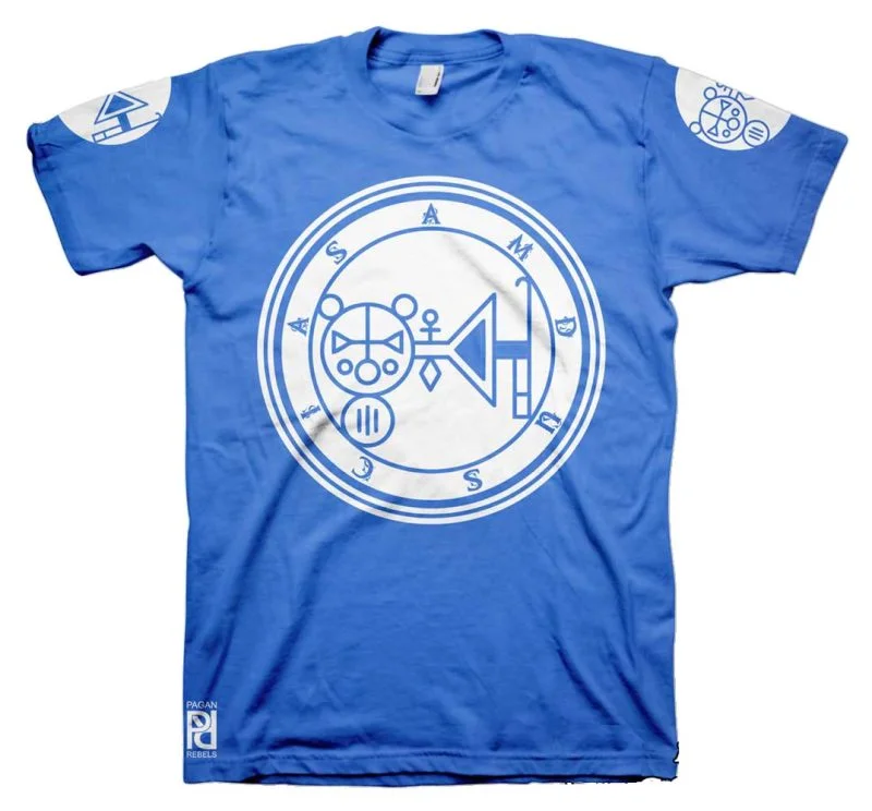 Amdusias Ars Goetia Demon Seal Hell Pentagram Occult T-Shirt - Image 4