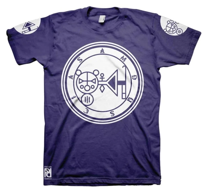 Amdusias Ars Goetia Demon Seal Hell Pentagram Occult T-Shirt - Image 5