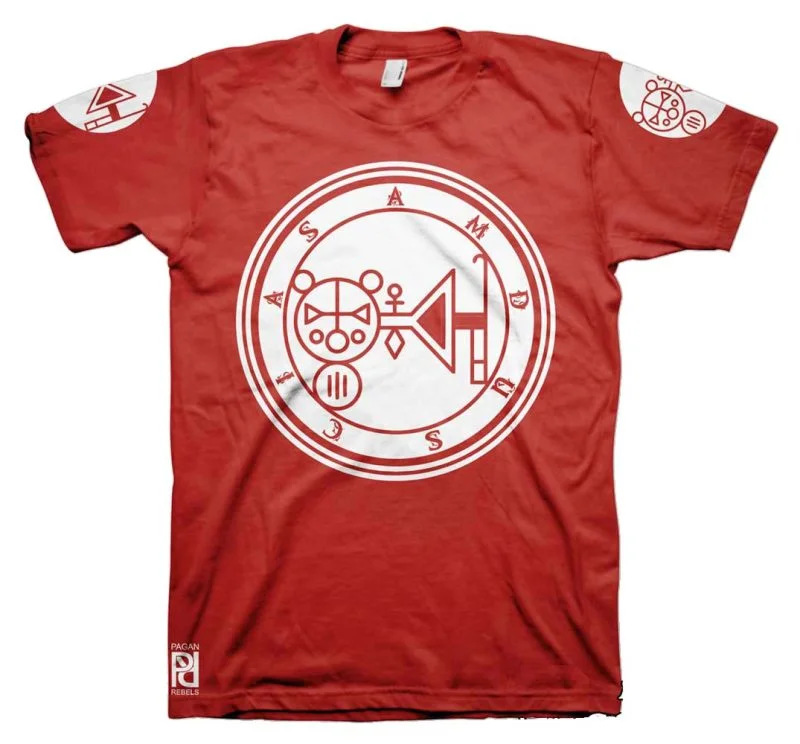 Amdusias Ars Goetia Demon Seal Hell Pentagram Occult T-Shirt - Image 6