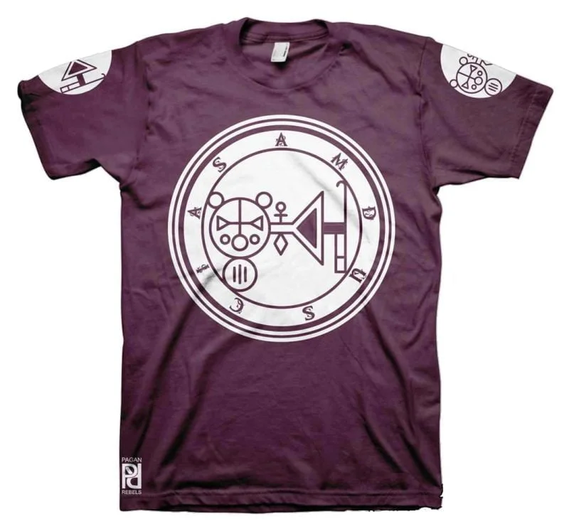 Amdusias Ars Goetia Demon Seal Hell Pentagram Occult T-Shirt - Image 7