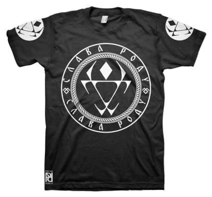 Crnobog Чернобог Black Evil Slavic God Slava Rodu T-Shirt
