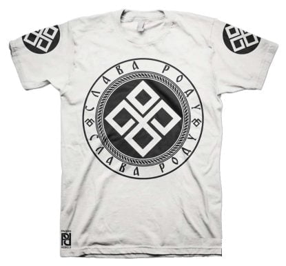 Alternative view of Dazbog Дајбог Slavic Giving Fortun God Slava Rodu v2 T-Shirt