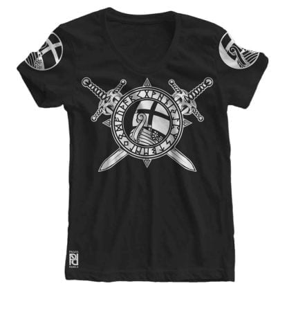 Drakkar Dragon Longboats Norse Ship Viking Valhalla Women T-shirt