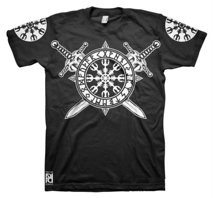 Helm of Terror Awe Viking Valhalla T-Shirt