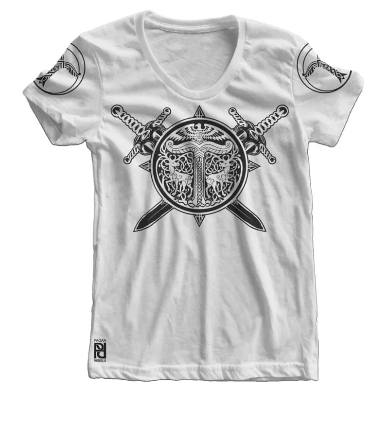 Irminsul Norse Viking Pagan Viking Valhalla Women T-shirt - Image 2