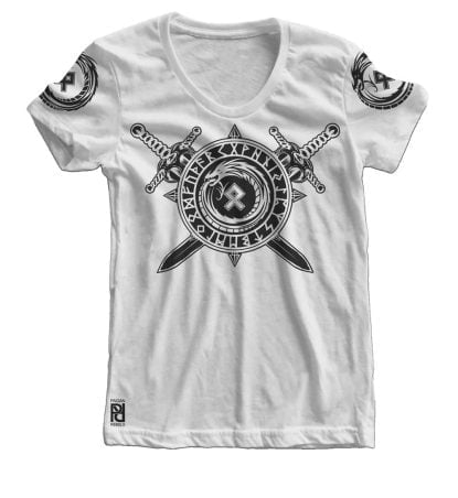 Alternative view of Jormungandr Norse Viking Pagan Viking Valhalla Women T-shirt