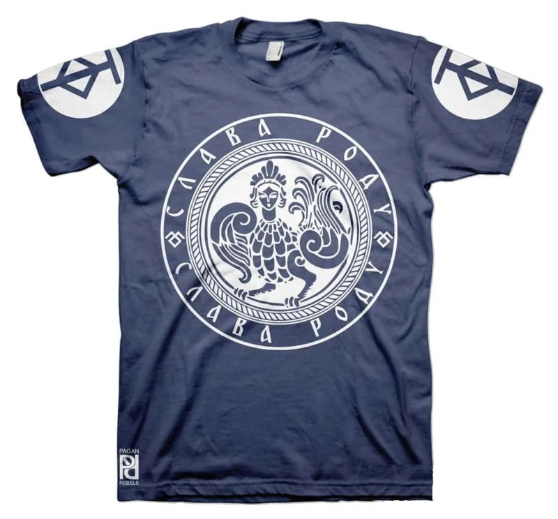 Kryshen Крышень Slavic God Protector Bygone Wisdom Slava Rodu T-Shirt - Image 3