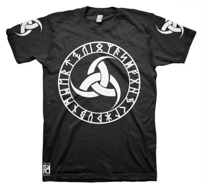 Odin Horns Endless Knot Viking Ragnarok T-Shirt
