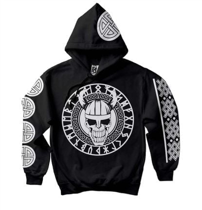 Triquetra Shield Norse Thor Rune Viking Ragnarok Hoodie