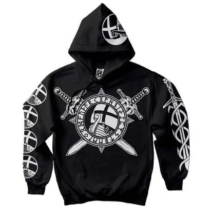 Drakkar Dragon Longboats Norse Ship Viking Valhalla Hoodie