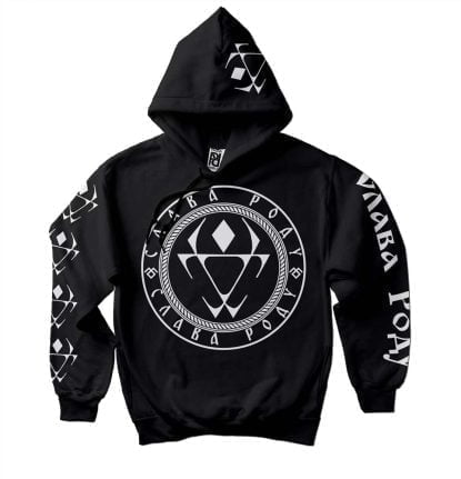 Crnobog Чернобог Black Evil Slavic God Slava Rodu Hoodie
