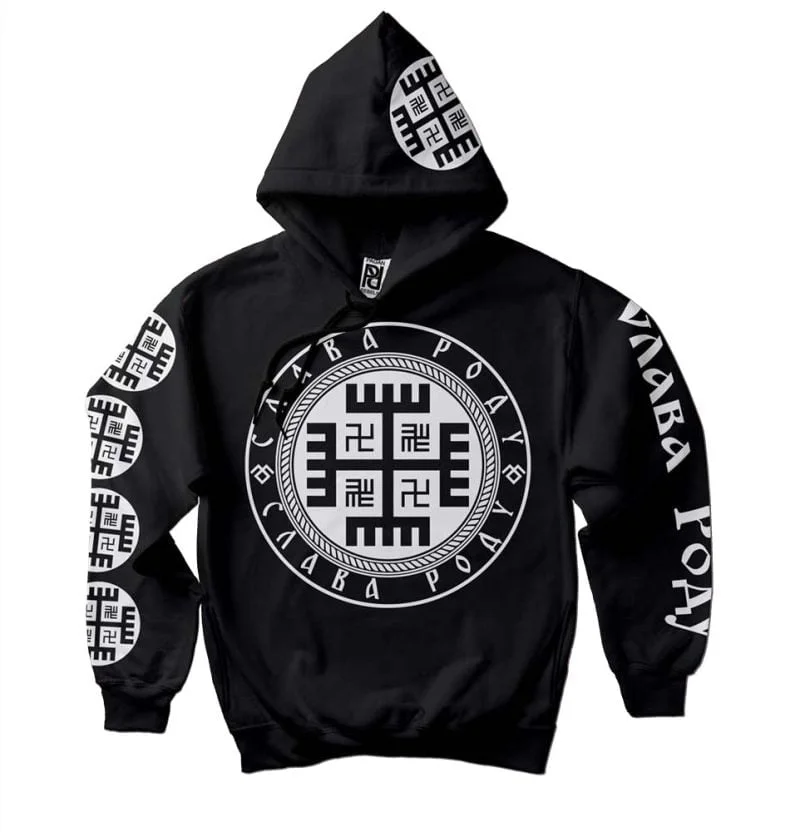 Родноверие Rodnoverie Hands Of God Slava Rodu Hoodie