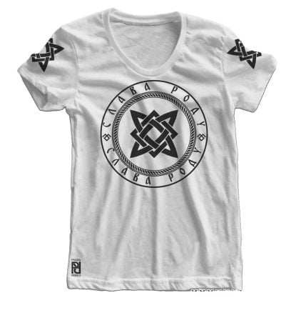 Alternative view of Svarog Сварог Slavic Supreme God of Sun and Fire Slava Rodu Women T-shirt