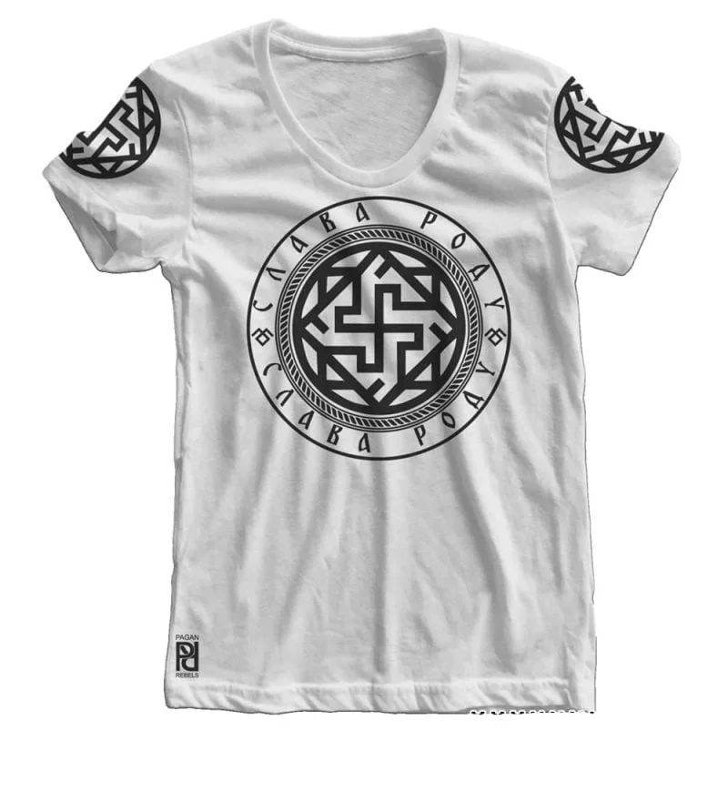 Valkyrie Валькирия Goddess Of War Slava Rodu Women T-shirt - Image 2