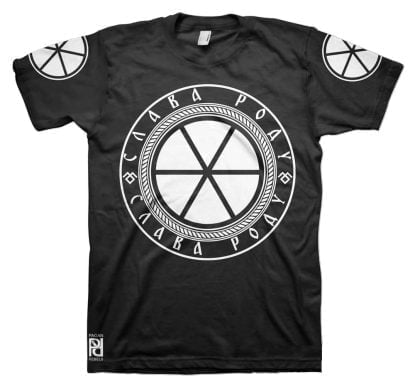 Svetovid Святовит Slavic Four-Headed God Of War Slava Rodu T-Shirt