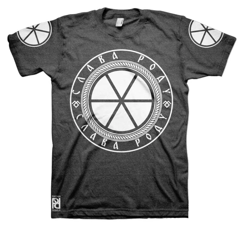 Svetovid Святовит Slavic Four-Headed God Of War Slava Rodu T-Shirt - Image 11