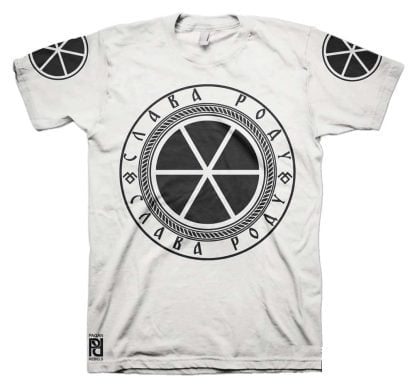 Alternative view of Svetovid Святовит Slavic Four-Headed God Of War Slava Rodu T-Shirt