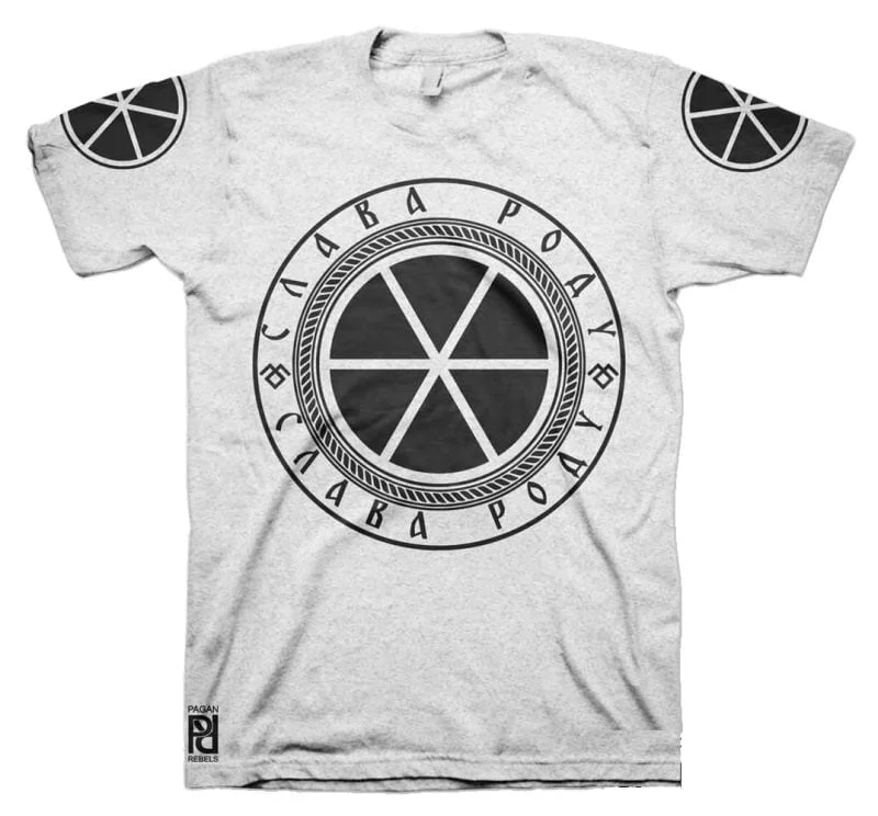 Svetovid Святовит Slavic Four-Headed God Of War Slava Rodu T-Shirt - Image 12