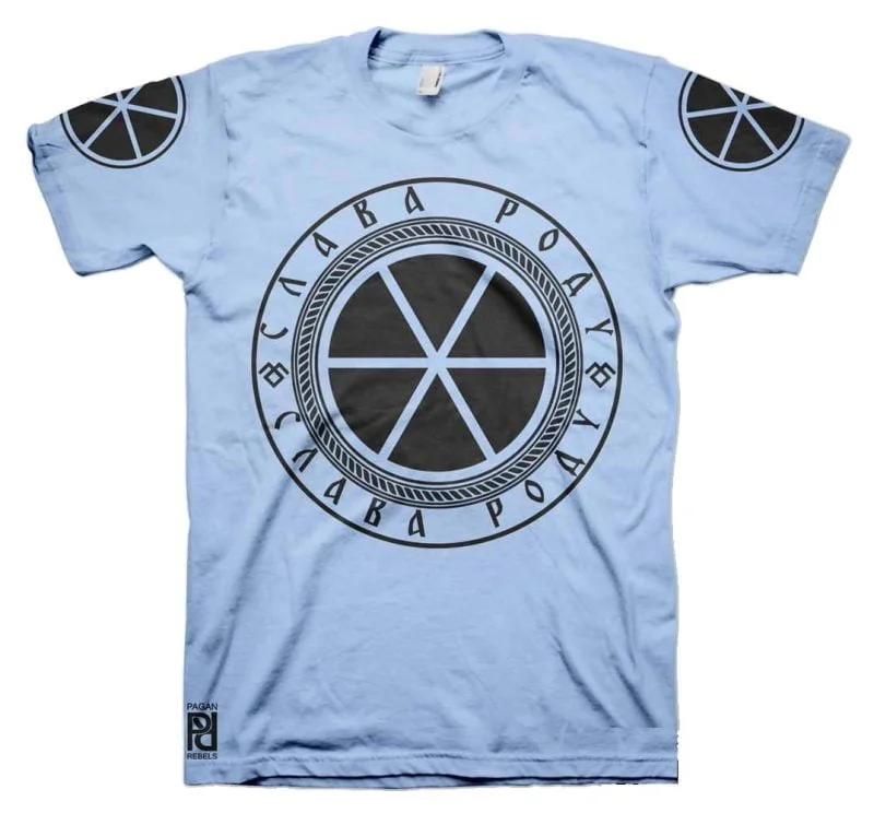 Svetovid Святовит Slavic Four-Headed God Of War Slava Rodu T-Shirt - Image 13