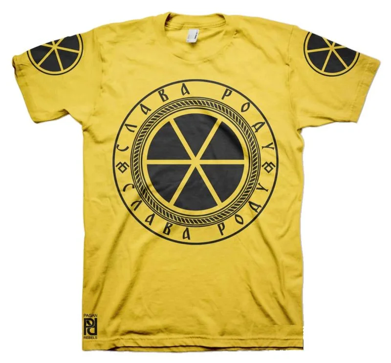 Svetovid Святовит Slavic Four-Headed God Of War Slava Rodu T-Shirt - Image 14