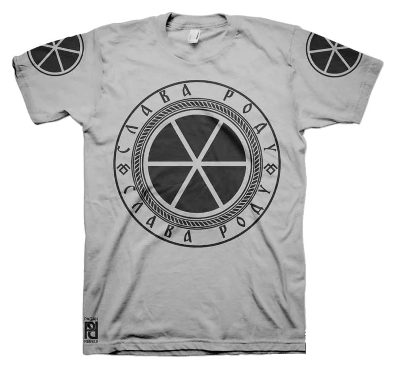 Svetovid Святовит Slavic Four-Headed God Of War Slava Rodu T-Shirt - Image 17