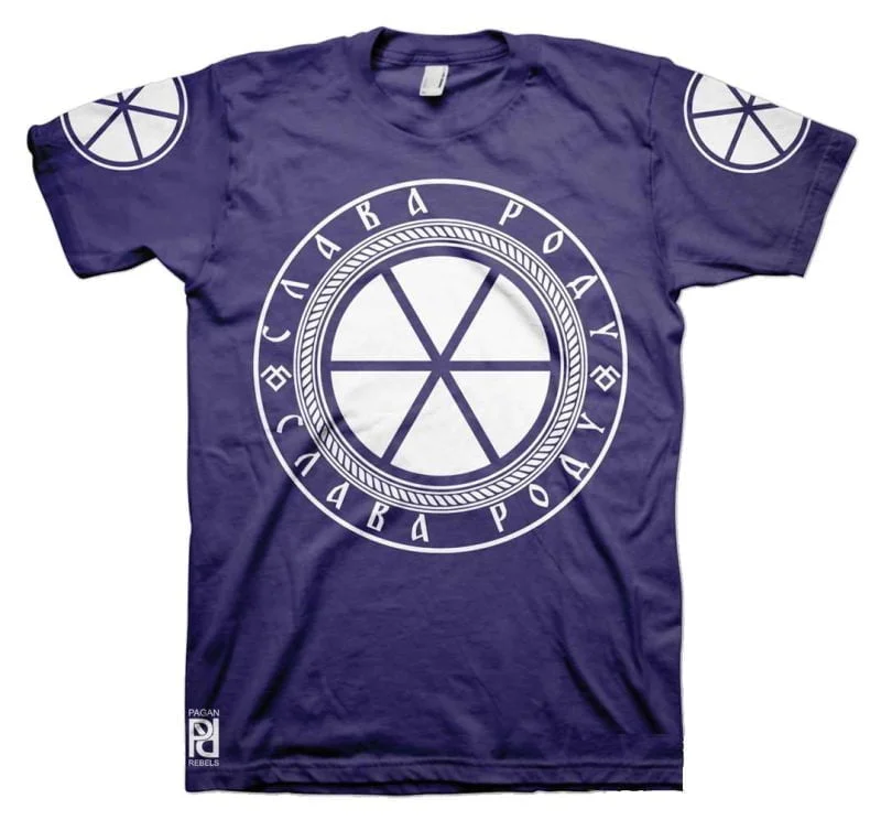 Svetovid Святовит Slavic Four-Headed God Of War Slava Rodu T-Shirt - Image 5