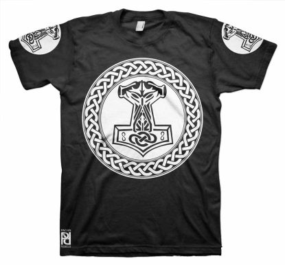 Heathens Thor Hammer Norse Viking Ragnarok T-Shirt