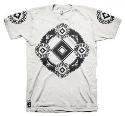 Alternative view of Ingwaz Viking Magic Rune Of Fertility Valkyrie T-Shirt