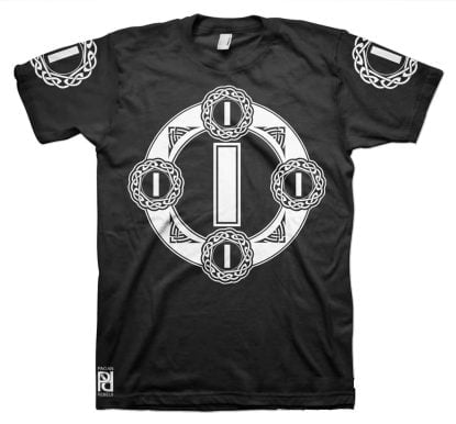 Isa Viking Magic Rune Of Concentration Valkyrie T-Shirt