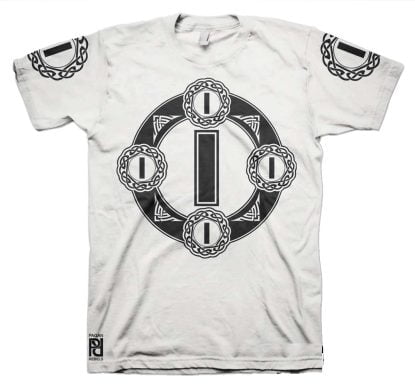 Alternative view of Isa Viking Magic Rune Of Concentration Valkyrie T-Shirt