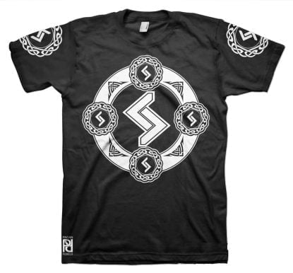 Jera Viking Magic Rune Of Harvest Valkyrie T-Shirt