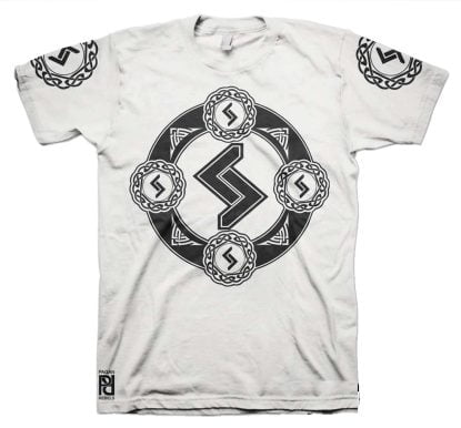 Alternative view of Jera Viking Magic Rune Of Harvest Valkyrie T-Shirt