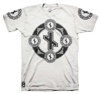 Alternative view of Nauthiz Viking Magic Rune Of Resistance Valkyrie T-Shirt