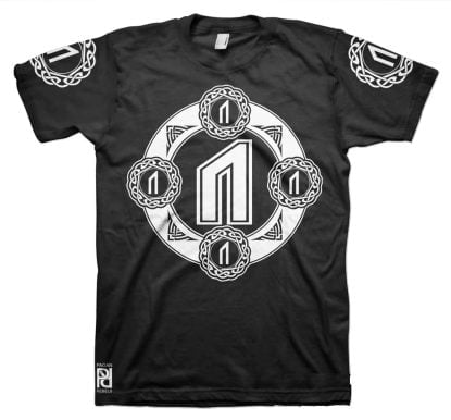 Uruz Viking Magic Rune Of Endurance Valkyrie T-Shirt
