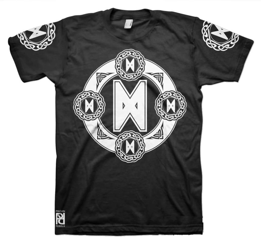 Dagaz Viking Magic Rune Of Breakthrough Awakening Valkyrie T-Shirt ...