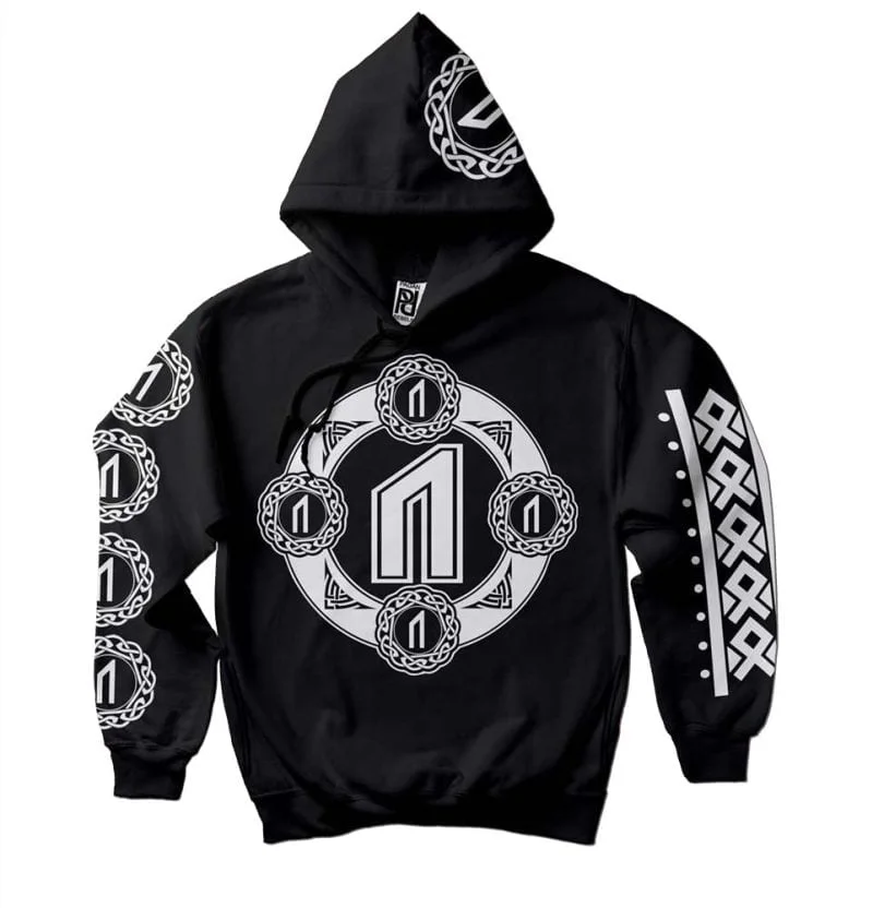 Uruz Viking Magic Rune Of Endurance Valkyrie Hoodie