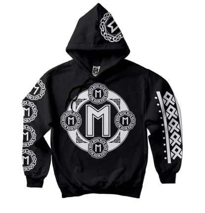 Ehwaz Viking Magic Rune Of Transportation Valkyrie Hoodie