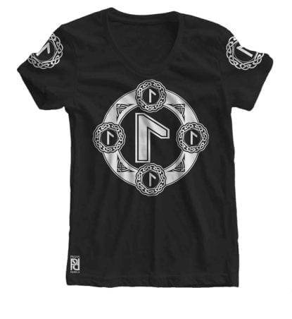 Laguz Viking Magic Rune Of Healing Valkyrie  Women T-shirt