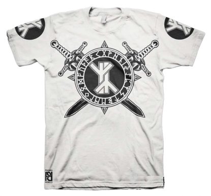 Alternative view of Wendehorn Life and Death Volkisch Viking Valhalla T-Shirt