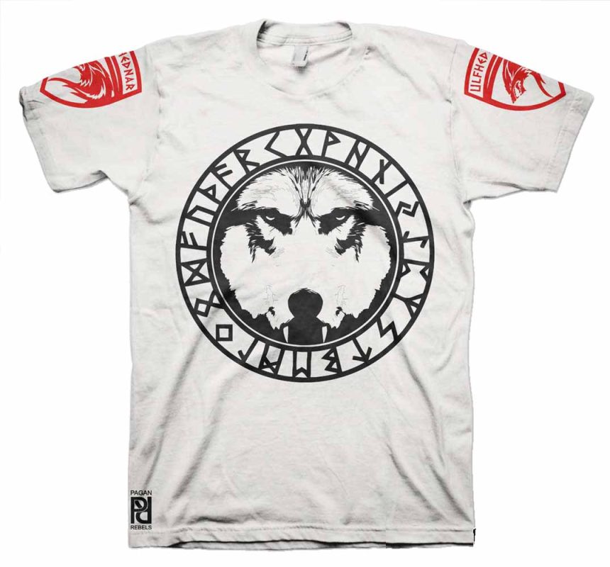 Ulfhednar Rune Wolf Elite Warriors Viking Ragnarok T-Shirt - PAGAN REBELS