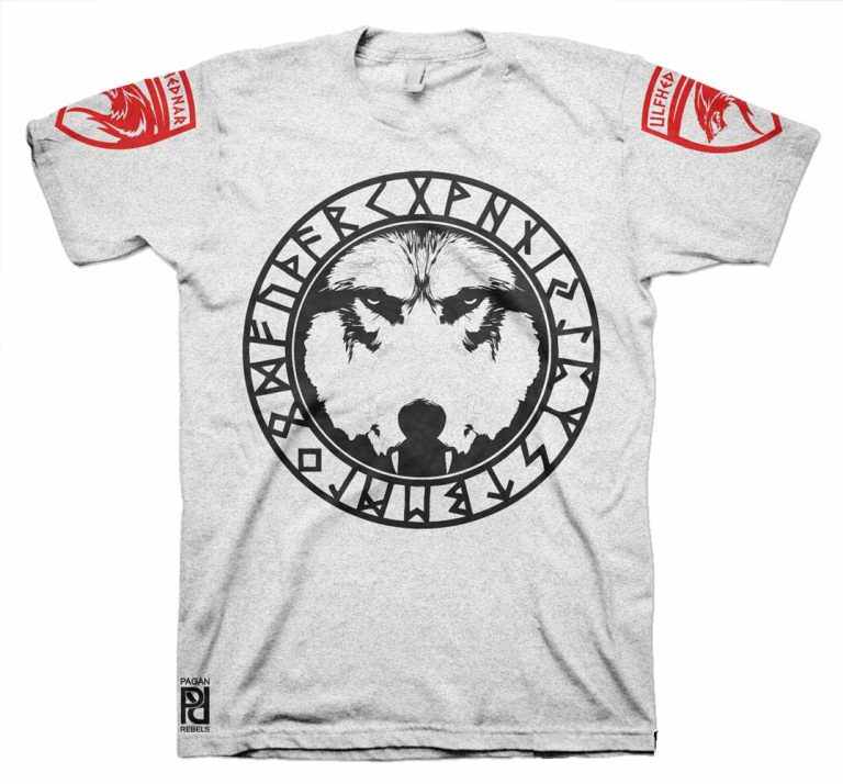 Ulfhednar Rune Wolf Elite Warriors Viking Ragnarok T-Shirt - PAGAN REBELS