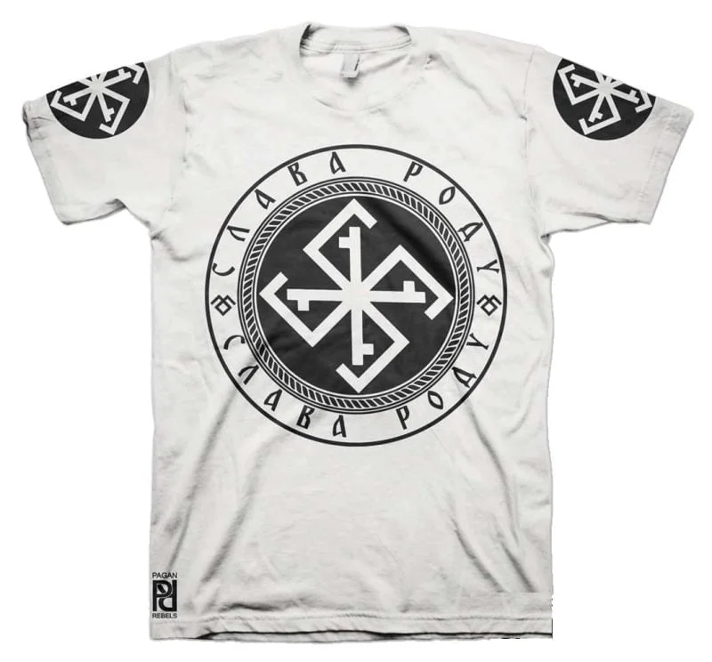 Сварга Svarga Celestial Way Symbol Slava Rodu T-Shirt - Image 2