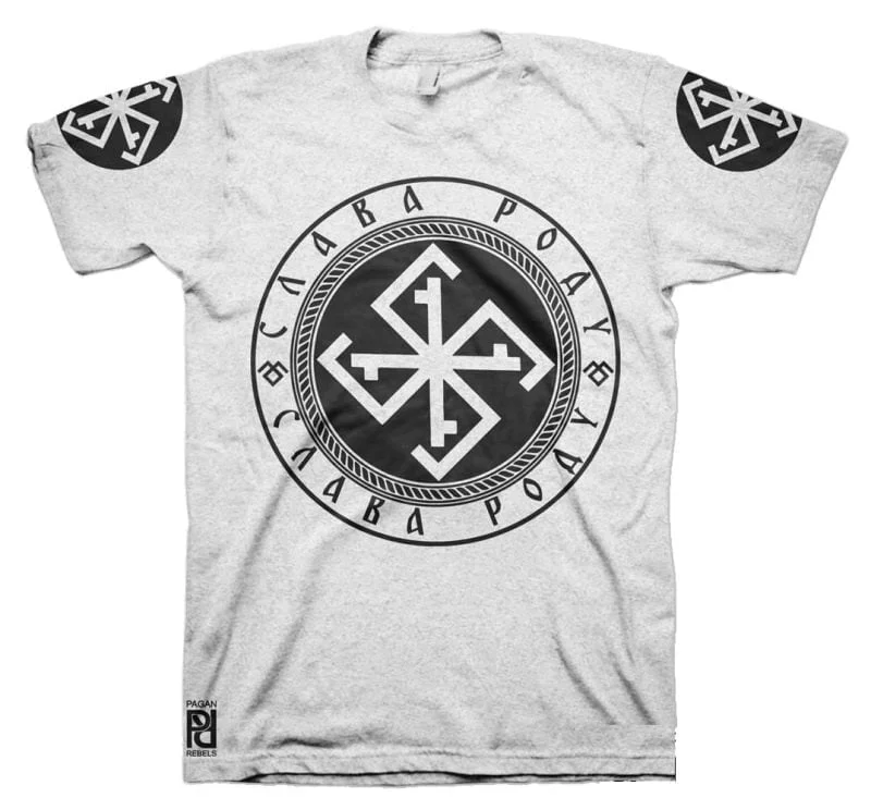 Сварга Svarga Celestial Way Symbol Slava Rodu T-Shirt - Image 12