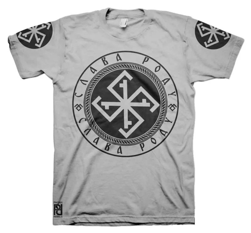 Сварга Svarga Celestial Way Symbol Slava Rodu T-Shirt - Image 17