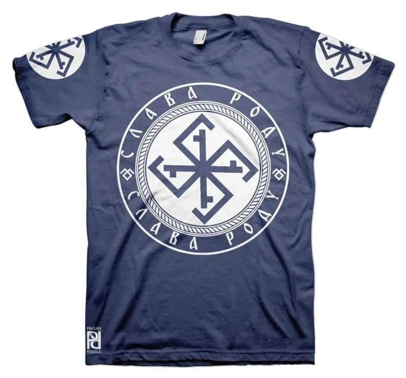 Сварга Svarga Celestial Way Symbol Slava Rodu T-Shirt - Image 3