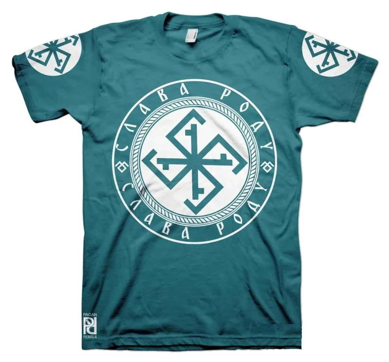 Сварга Svarga Celestial Way Symbol Slava Rodu T-Shirt - Image 9