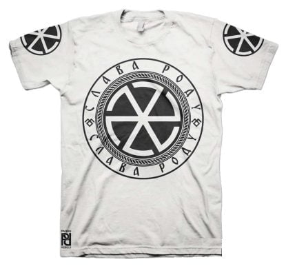 Alternative view of Солнцеворот Solstice Sun Symbol Slava Rodu T-Shirt