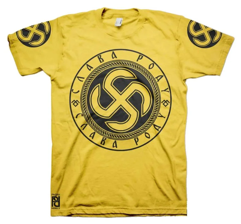 Яровик Yarovik Protector Of Wealth Symbol Slava Rodu T-Shirt - Image 14